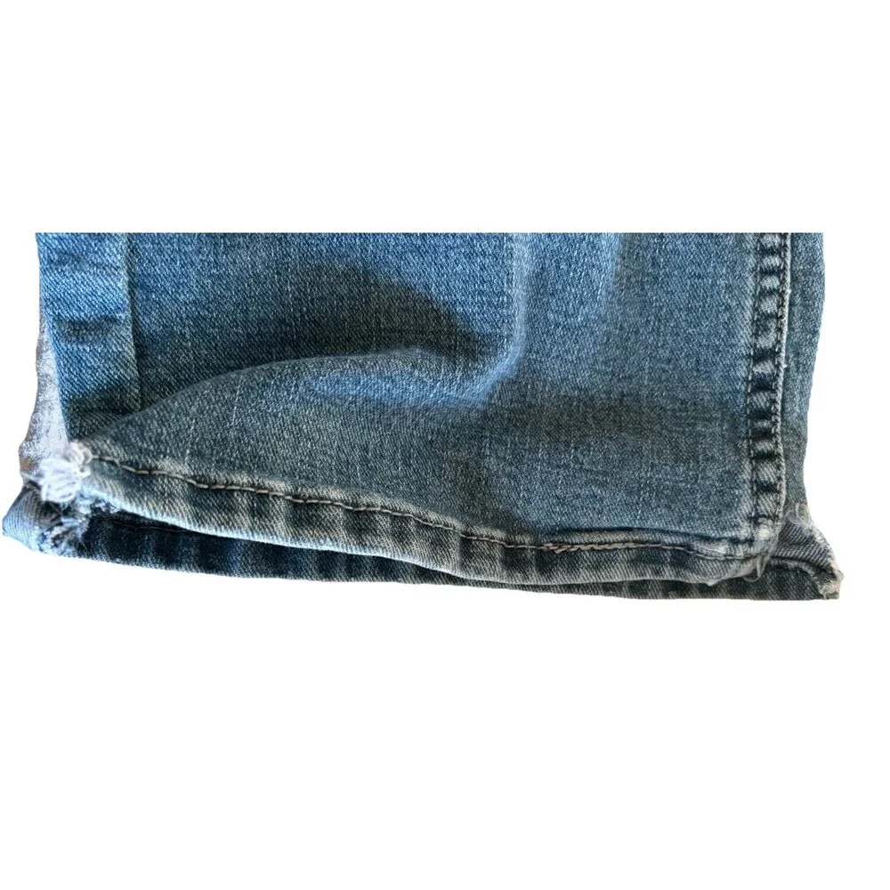 Levi Strauss Signature Jeans Mens 34x34 Relaxed Fit Straight Fit Blue Faded
